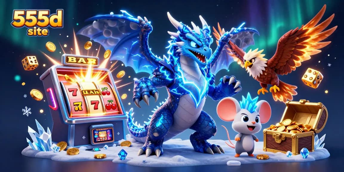 Experience thrilling games at the 555d site, with vibrant slots and exciting casino elements.