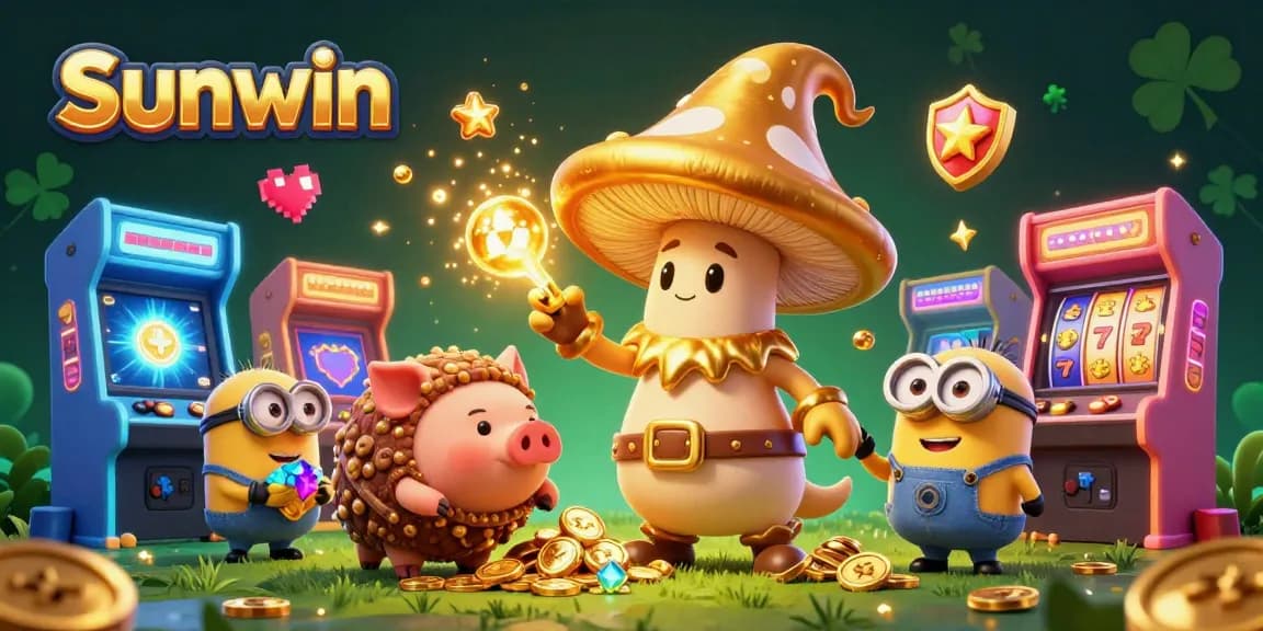 Experience the magic of Sunwin with vibrant characters and thrilling casino elements!