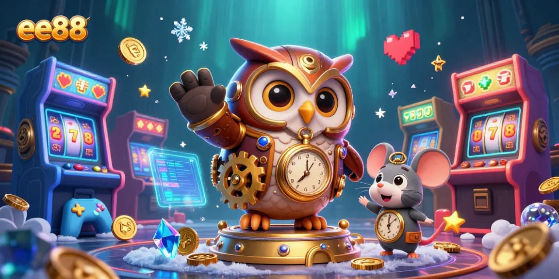 Engage in thrilling gameplay at ee88 with steampunk creatures amidst vibrant casino elements
