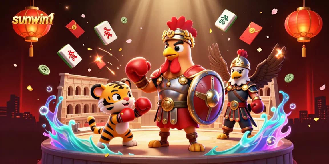Experience sunwin1 with vibrant casino themes featuring 3D characters and dynamic game elements.