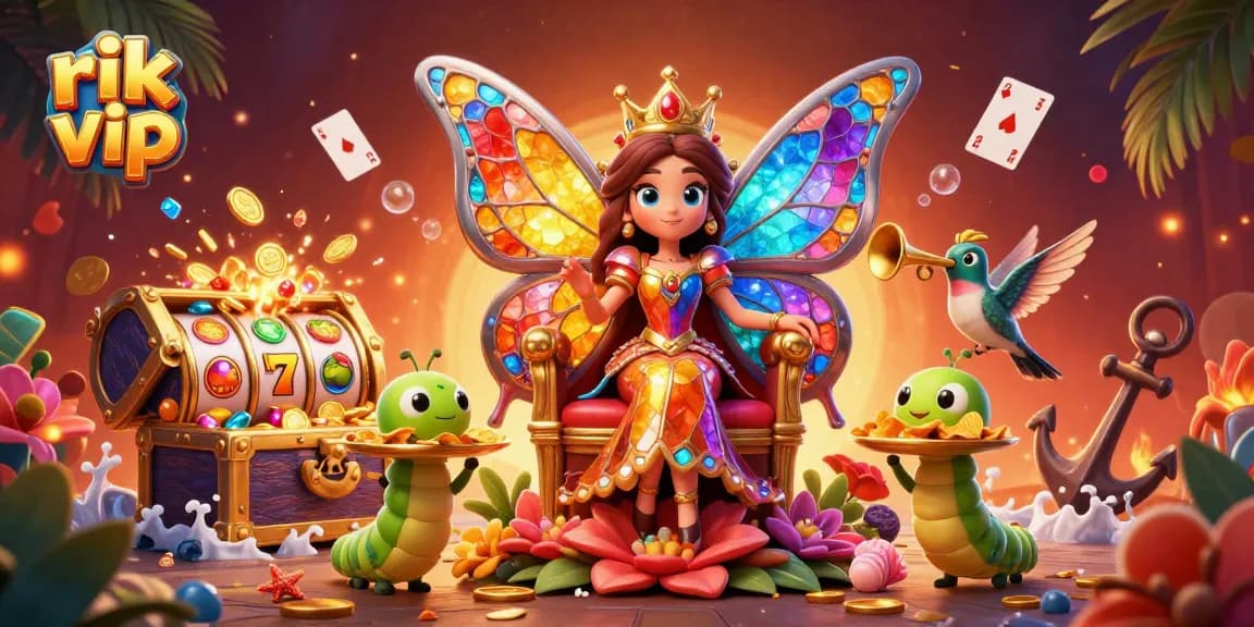 Engage with the thrilling rik vip slots experience, featuring vibrant characters and captivating elements.