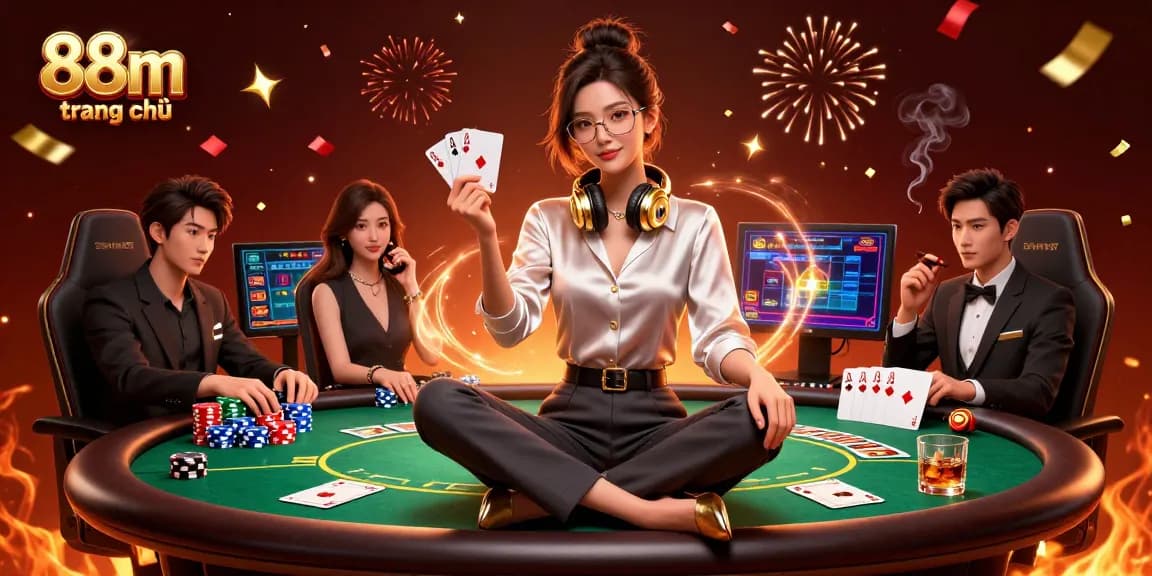 Engage with 88m trang chủ's interactive casino experience through captivating gaming visuals.