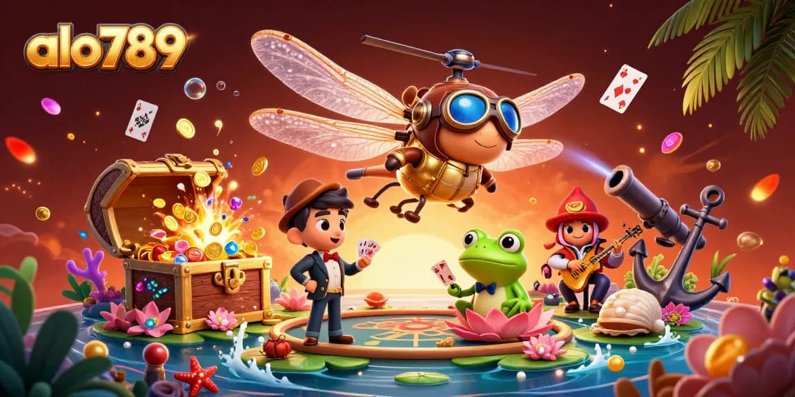 Test your luck with exciting card games at alo789's vibrant casino scene.