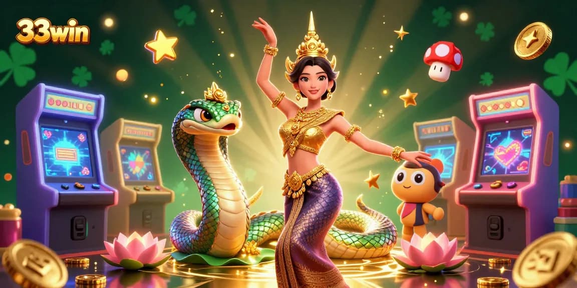 Experience thrilling wins with 33win in a vibrant casino scene featuring unique dance and gaming elements.