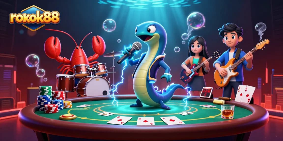 Experience thrilling gameplay with rokok88's underwater casino adventure featuring unique characters and gaming elements.