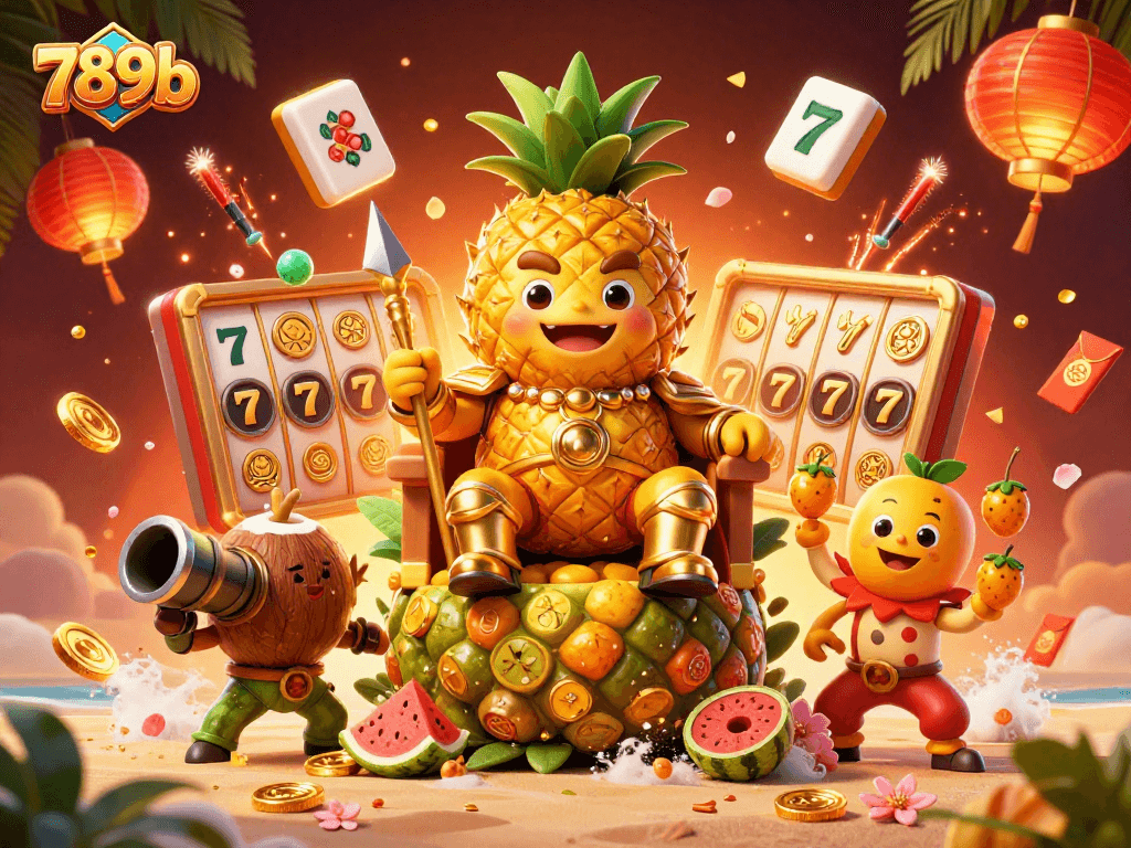Engage with the vibrant world of 789b through this dynamic casino illustration, showcasing a lively beach casino atmosphere.