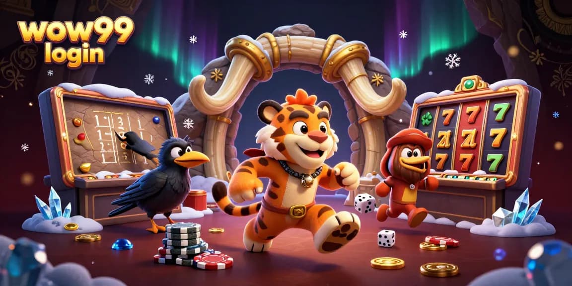 Menangkan permainan dengan wow99 login, saat berlomba di kasino hiruk-pikuk penuh slot dan jackpot!