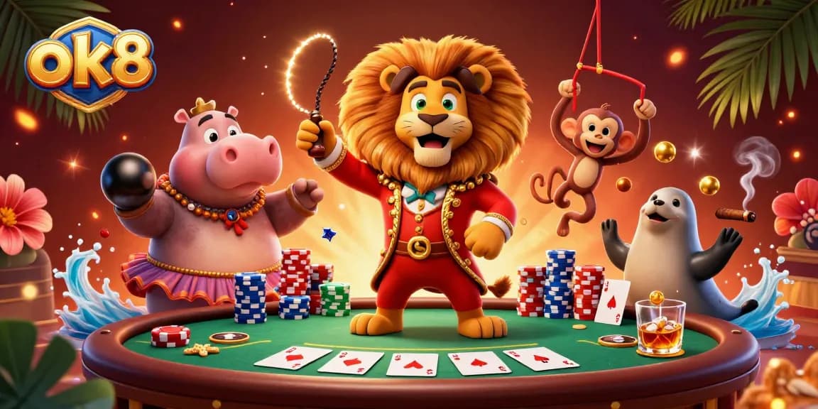 Spin the reels and win big at ok8 with exciting characters and vibrant poker action