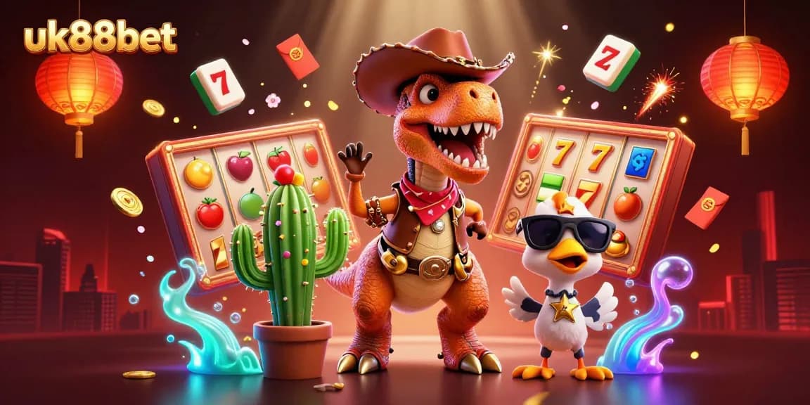 Engage with the vibrant uk88bet casino experience featuring characters and dynamic gaming elements.