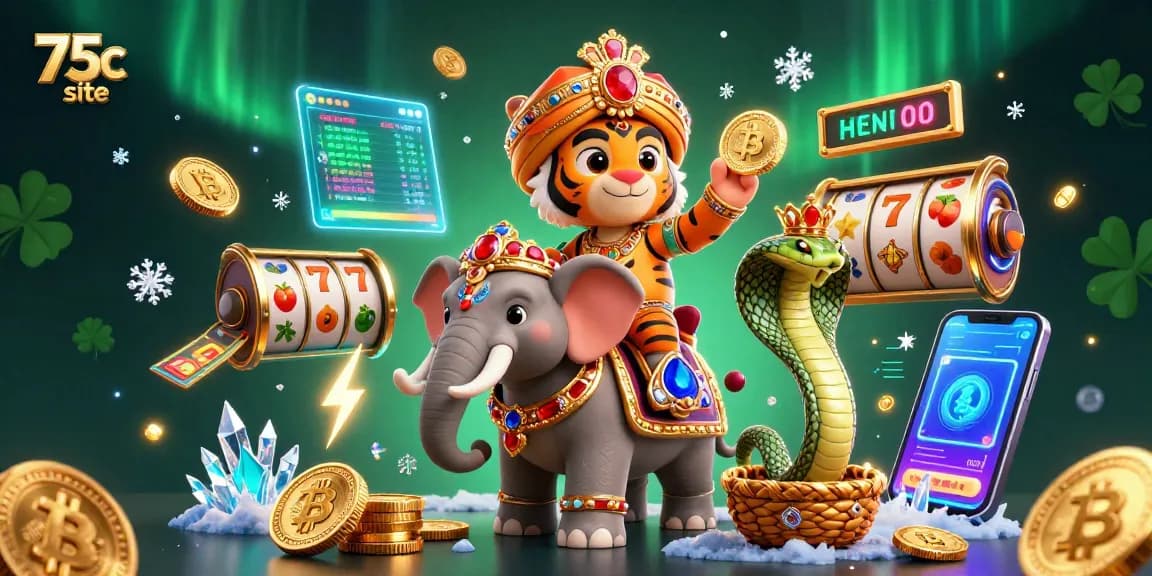 Spin the reels on the 75c site and feel the excitement of winning big in a vibrant casino scene.