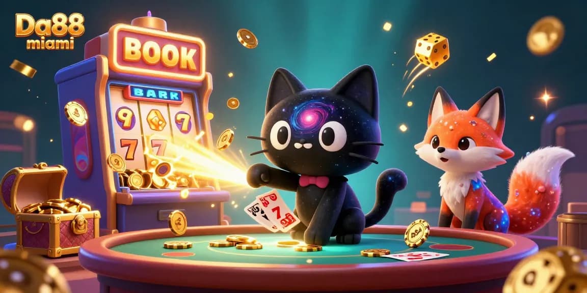 Experience thrilling casino excitement with Da88 miami's colorful cosmic gaming scene.