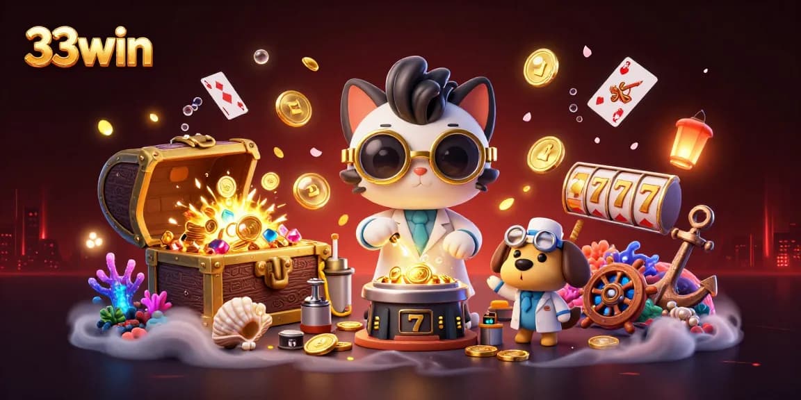 Experience thrilling gameplay at 33win with exciting gold coins and jackpot visuals.