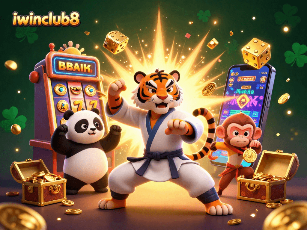 Experience excitement at iwinclub8 with vibrant casino characters and dynamic game elements.