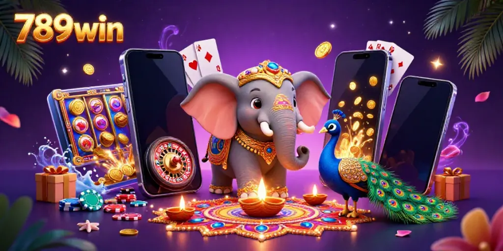 Experience top-tier gaming with 789win’s vibrant 3D illustration capturing excitement and rich visuals.