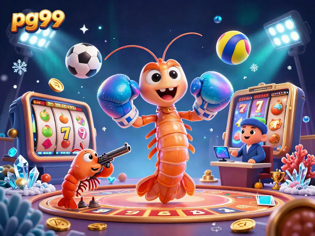 Join the excitement at pg99 with vibrant slot machines and dynamic casino game elements glowing in a thrilling atmosphere.
