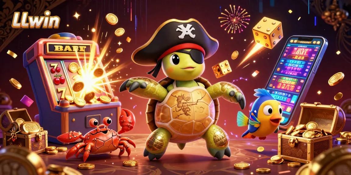LLwin showcases an exciting 3D pirate-themed casino world with treasure and jackpots.