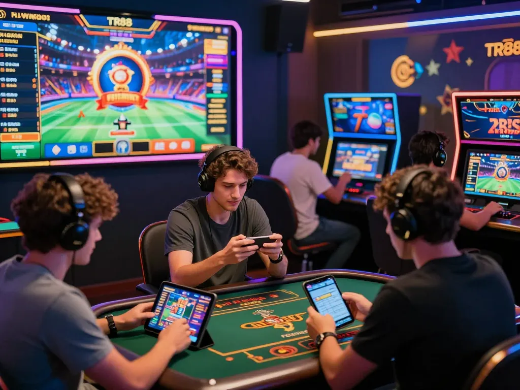 Diverse players enjoying an engaging gaming experience on TR88 platform.