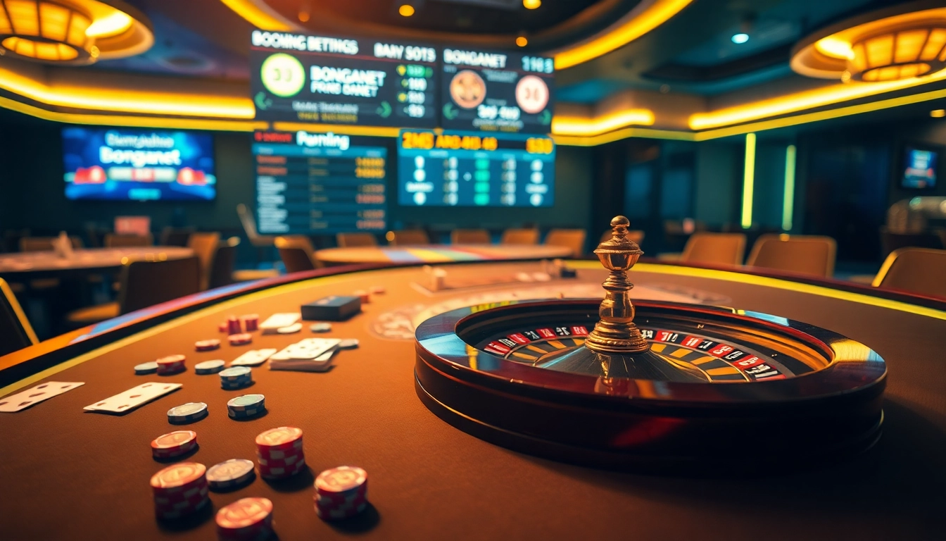 Experience live betting excitement on Bongdanet's immersive casino interface.