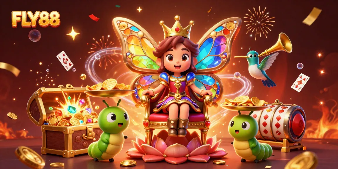 Experience the excitement of FLY88's vibrant casino realm, buzzing with gaming and winning opportunities.