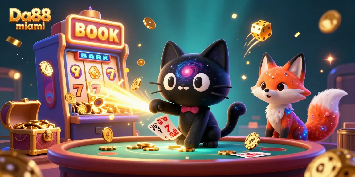 Experience thrilling casino excitement with Da88 miami's colorful cosmic gaming scene.